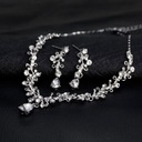 Свадебный комплект украшений Ожерелье Серьги