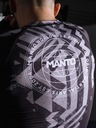 MANTO Рашгард с коротким рукавом FRAGMENTS черный/серый