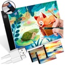 ДОСКА ДЛЯ ЧЕРТЕЖА С ПОДСВЕТКОЙ для светодиодного рисунка формата А4. РЕЖИМ ЯРКОСТИ.