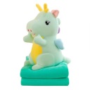 Подушка талисмана с одеяло сладким зеленым драконом 3in1