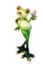 ФИГУРКА ЛЯГУШКА С НАПИТКОМ
