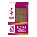 ANNA ZARADNA KOSTKA DO ROZPALANIA 24 SZTUK BRĄZOWA