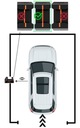 ПОМОЩНИК Visual 3D для парковки в гараже, САМОКЛЕЯЩИЙСЯ, большой, 90 мм