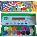 КРАСКИ ДЛЯ ПОСТЕРОВ BAMBINO 13 ЦВЕТОВ 20 МЛ ЗОЛОТО СЕРЕБРО