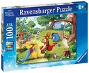 Puzzle Ravensburger pre deti 100 dielikov. XXL puzzle 100 dielikov. Macko Značka Ravensburger