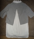 ZARA tunika 2v1 košeľa+rozparkový sveter r.S Veľkosť S