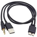 Aux System-S AutoCar Jack 3,5 мм к Micro USB 3.0