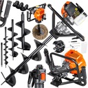 БУРА ДЛЯ ПОЧВЫ RITCH БЕНЗИНОВЫЙ ШНЕК ДЛЯ ПОЧВЫ 3 УДЛИНИТЕЛЬНЫЕ БУРЫ МОЩНОСТЬ