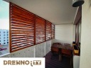 регулируемые деревянные жалюзи для террасы 80x225 SLIM