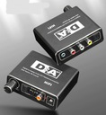 КОНВЕРТЕРНЫЙ УСИЛИТЕЛЬ TOSLINK КОАКСИАЛЬНЫЙ 2x CINCH DAC