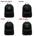 Školský batoh pre mládež čierny s vreckom Vzor Poľský Výrobca Grafika Značka Dreamroots