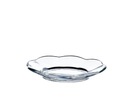 SPODEK SZKLANY OKRĄGŁY 11CM FALBANKA JASŁO