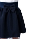 Темно-синяя юбка с выступающим тюлем 146