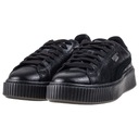 Черные женские туфли Puma Basket Platform 634587 01 38