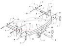 BARRA DE REMOLQUE + MÓDULO 7PIN MERCEDES S CLASE W220 1998-2005 