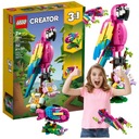 НАБОР LEGO CREATOR 3IN1 ЭКЗОТИЧЕСКИЙ РОЗОВЫЙ ПОПУГАЙ ЛЯГУШКА-ПОПУГАЙ 31144