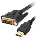 КАБЕЛЬ HDMI – DVI (18+1) ТВ FULL HD ПК 1,5 м