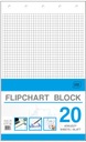 Блокнот флипчарт Интерпринт сетка, 20 листов