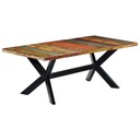 Stół jadalniany, 200x100x75 cm, lite drewno z od Wielkość stołu 8 osobowy