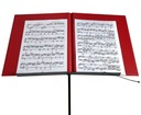 твердый переплет для нот MUSIC SHEET, песенник ПРЕМИУМ 340Х285мм