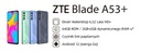 Smartfon ZTE Blade A53+ 2/64GB Gray Pamięć RAM 2 GB