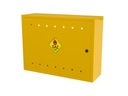 SKRZYNKA GAZOWA SZAFKA 60x80x25 ŻÓŁTA Z PLECAMI