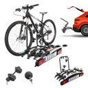 PLATAFORMA AL 3 BICICLETAS AL BARRA DE REMOLQUE AGURI ACTIVE BIKE SILVER 