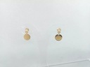 ЗОЛОТЫЕ СЕРЬГИ ПОДВЕСНЫЕ ПЛАСТИНКИ 585
