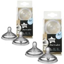 2 пустышки Tommee Tippee 3 мес+ со средним потоком, набор из 2 упаковок