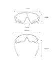 Okulary Rowerowe Polaryzacyjne Sportowe K7 na Rower 5 Szkieł Wymienne Szkła Długość zausznika 135 mm