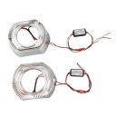 СВІТЛОДІОДНІ АНГЕЛ EYES HALO ХОДОВІ ВОГНІ ДХВ КРИШКИ РАМОК 12V 5W ЛІВИЙ ПРАВИЙ КІЛЬЦЕ A3  фото 7