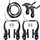 V-brake A2Z Черный горный велосипед спереди и сзади