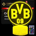 3D LED USB ночник Боруссия Дортмунд BVB