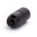 Патрон Е14, гладкий, Т210, ЧЕРНЫЙ патрон для лампочки