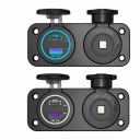 ГНІЗДО ПРИКУРЮВАЧА 12V/24V QC PD ШВИДКІ ЗАРЯДКА Z ВИКЛЮЧАТЕЛЬ IP66  (18861237654) фото min 11