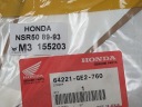 HONDA NSR 50 89-93 DEKORACIJA НАКЛЕЙКА NA CZASZE ПРАВА 64221-GE2-760  фото 5