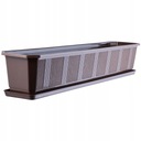 БАЛКОННЫЙ ЦВЕТОЧНЫЙ ВАЗ + ПОДСТАВКА 80СМ, КОРИЧНЕВЫЙ