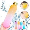 БУТЫЛКА ДЛЯ ВОДЫ СПОРТИВНАЯ БУТЫЛКА С МЕРКОЙ ДЛЯ ФИТНЕС-ЗАЛОВ 1Л