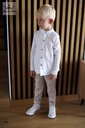Eleganckie Spodnie Chłopięce Wizytowe bawełniane Royal Kids 140 146 beżowe Wiek dziecka 9 lat +