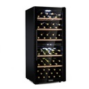 Винный шкаф Винный холодильник, 2 зоны, 102 светодиодные бутылки