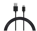 Кабель Micro USB 2,4 А ЧЕРНЫЙ, 1 м, быстрая зарядка, тип B