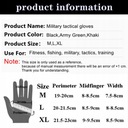 Outdoor taktické vojenské poloprstové rukavice Kód výrobcu GLOVE