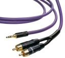 MELODIKA MDPMJGJ02 PURPLE Переходник с разъема 6 3 мм на стереоразъем 3 5 мм 0 2 м