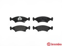 PADS BRAKE BREMBO P30009 23384180 