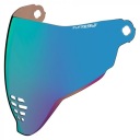 ICON AIRFLITE зеркальный синий козырек для шлема
