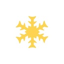 DZIURKACZ OZDOBNY 2,5CM ŚNIEŻYNKA 072 DPCRAFT