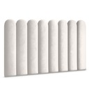 Панели обиты на стене забора 80x20