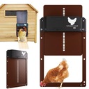 БЕСПРОВОДНАЯ АВТОМАТИЧЕСКАЯ ДВЕРЬ ДЛЯ КУРИТНИКА, ЧЕРНАЯ