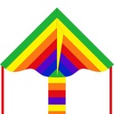 Latawiec TĘCZA - Simple Flyer RAINBOW 85 85 x 42 cm