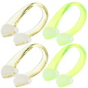 ЗАЖИМ ДЛЯ НОСА ДЛЯ БАССЕЙНА, СИЛИКОНОВЫЙ МАТЕРИАЛ, ВОДОНЕПРОНИЦАЕМЫЙ 4 ШТ.